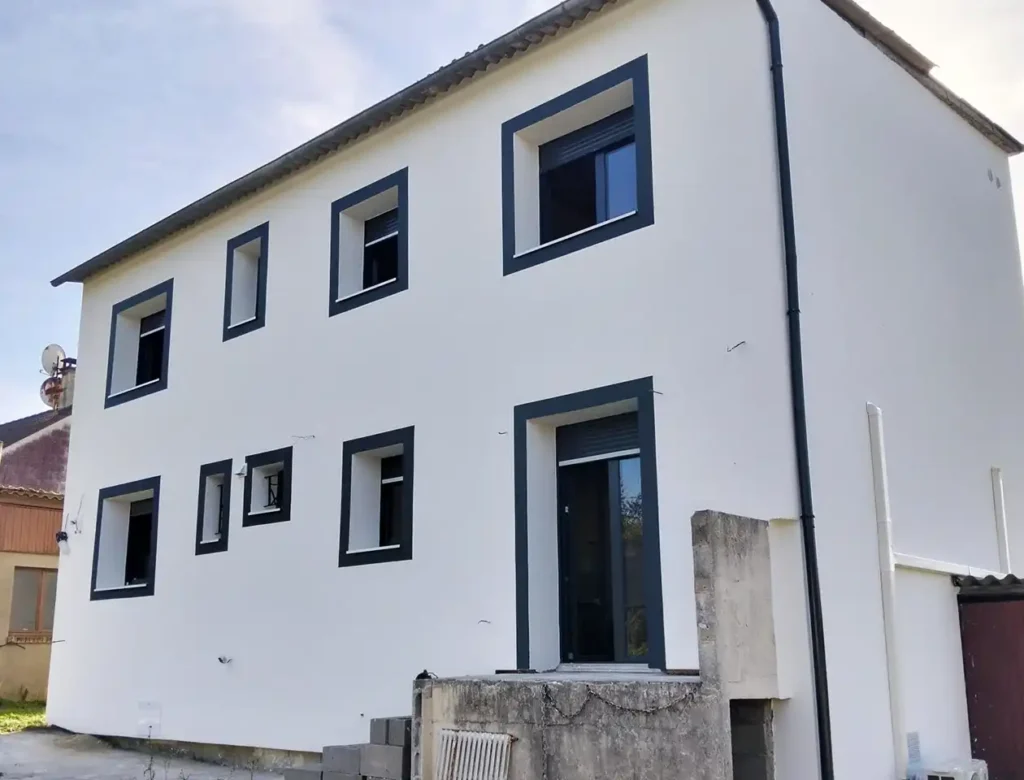 Fin de chantier ravalement maison rurale - Isolex